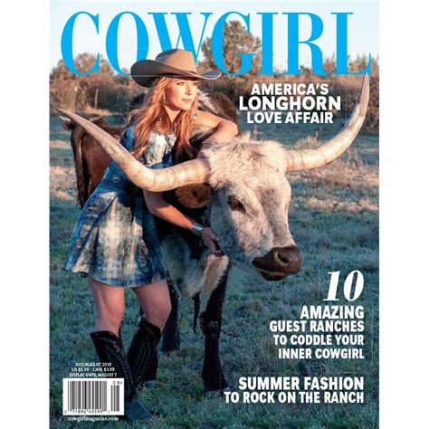 Cowgirl Magazine Julaug 2019 Americas Longhorn