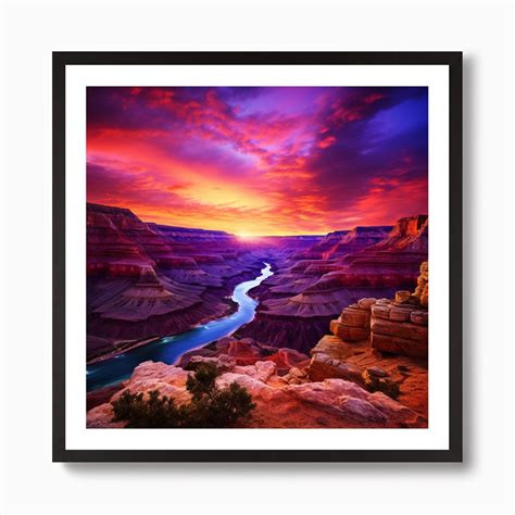Grand Canyon Sunset Art Print By David Arts Fy