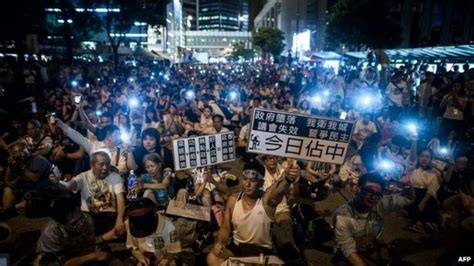 Hong Kong Democracy Rally Draws 510000 Protesters Bbc News