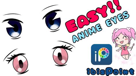 How To Draw Easy Anime Eyes W Ibis Paint X Beginner