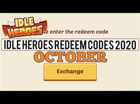 Check spelling or type a new query. Idle Heroes Redeem Codes October 2020 - YouTube