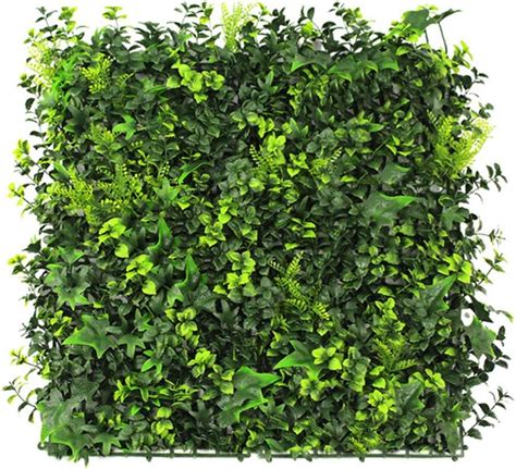 Ynfngxu Artificial Hedge Panel Boxwood Green Ivy Privacy Fence