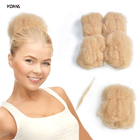 The hair is braided with extension hair at the root, then strands of the extension hair are separated from the braid to treebraids with sexy, kinky curly hair. YOTCHOI 4PCS/LOT TIGHT AFRO KINKY BULK HAIR 100% HUMAN ...