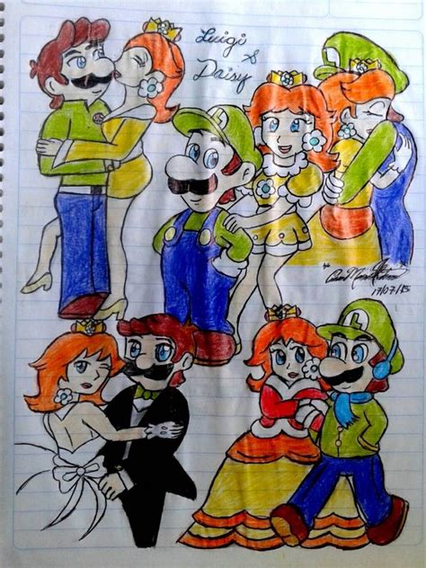 Luigi Y Daisy By Beljoestar On Deviantart