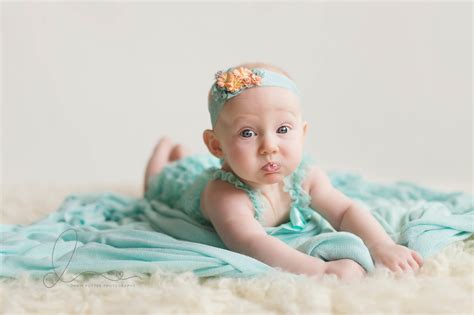 4 Month Old Baby Girl Adalena Maple Valley Hobart Baby Photographer