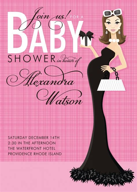 Pink Baby Shower Invitations Dolanpedia