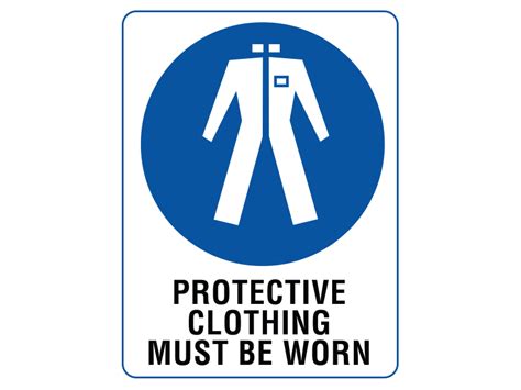 Protective Clothing Must Be Worn Sign Mta Nsw