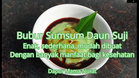 Bubur sumsum terbuat dari tepung beras yang dimasak bersama santan dan dinikmati bersama kuah gula merah atau juruh. Bubur Sumsum Daun Suji, Enak, Sederhana dan Menyehatkan ...