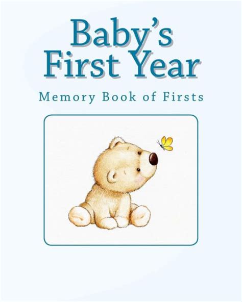 Babys First Year Memory Book Of Firsts By Baby Books Paperback