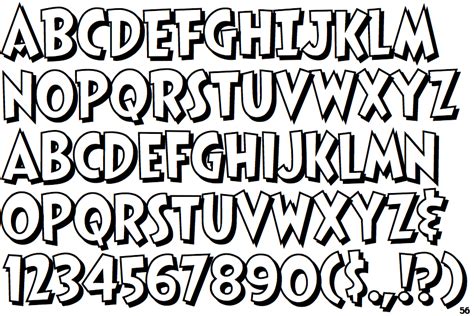 Identifont Thats All Folks Outline
