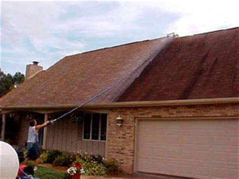 Lower the wand of the pressure washer slowly until you notice the mould lifting from the steel roof surface. Pressure Washer Roof