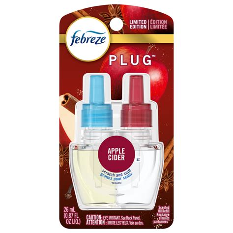 Save On Febreze Plug Scented Oil Refill Apple Cider Limited Edition