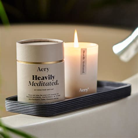 Heavily Meditated Aromatherapy Candle By Aery Living Ts Australia