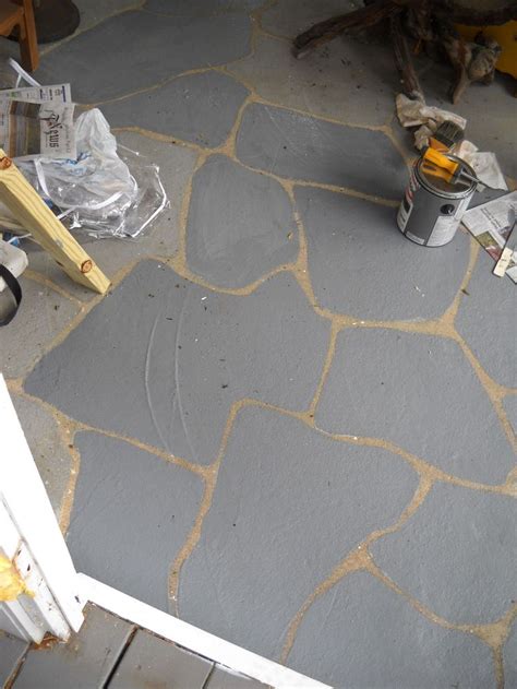 A simple paint job is an easy and affordable way to give your old concrete floor a fresh new look. 1000+ images about front concrete makeover on Pinterest ...