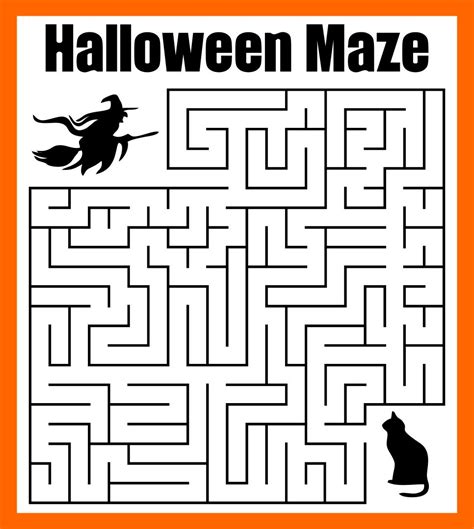 6 Best Halloween Printable Games And Puzzles