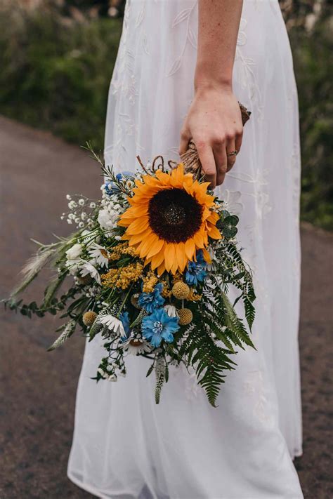 Sunflower Wedding Bouquets