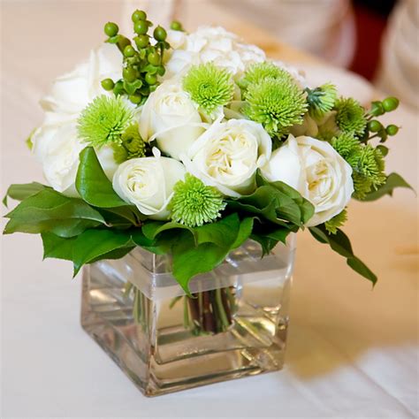 Square glass vase arrangements glass vase flower arrangements love the giant martini martini glass flower arrangements vase ideas stunning cream orchid grass artificial arrangement. Arrangement in a Square Clear Glass Container - Luda ...