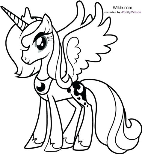 My Pretty Pony Coloring Pages At Getdrawings Free Download