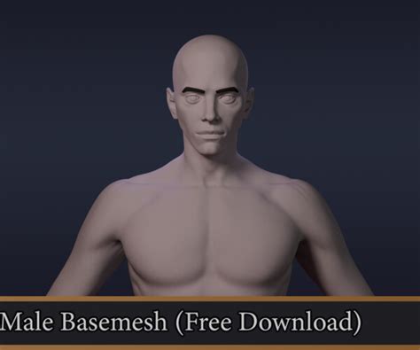 Artstation Stylized Male Basemesh Resources