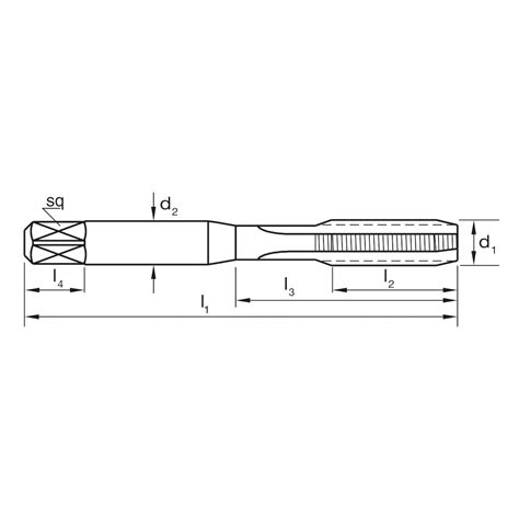 Iso Tap T417 Intermediate Unc Straight Flute N Hss Prima Tooling Ltd
