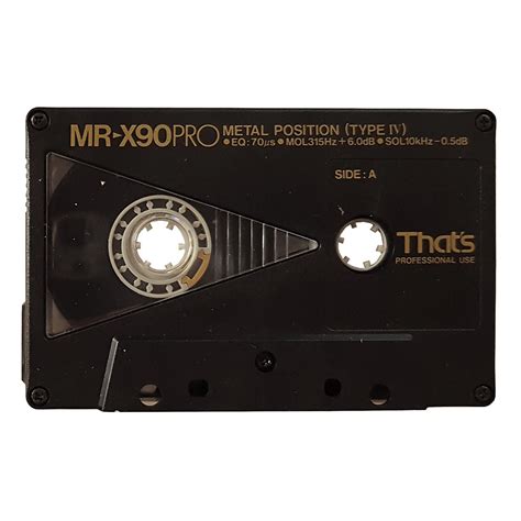 Thats Mr X 90 Pro Metal Blank Audio Cassette Tapes Retro Style Media