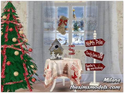 Sims 4 Ccs The Best Christmas Set By Milana