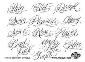 Cursive tattoo fonts ttf download is very easy, and with just a few clicks, a whole world of artistic possibilities opens up for you, and for your photoshop work, in the following ways: Fancy Cursive Quotes. QuotesGram