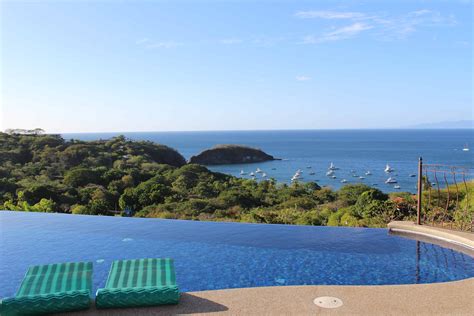 pool views costa rican beach villa