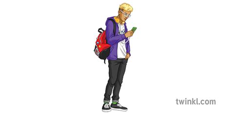 Gamer Geek Boy Student Stereotypical Teen General People Secondary