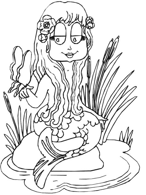 Coloring Pages Mermaids Coloring Home