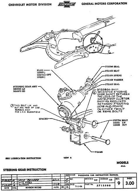 1957 Chevy Steering Column Diagram Diagram For You