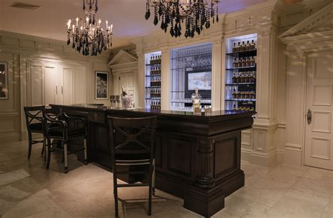 Architectural Ivory And Walnut Bar Luxe Furniture House Styles Bars