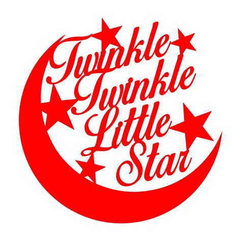Twinkle Twinkle Little Star Svg Pdf Png  Dxf Eps File Etsy