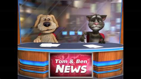 Talking Tom And Ben News Tom Licks His Paw Youtube