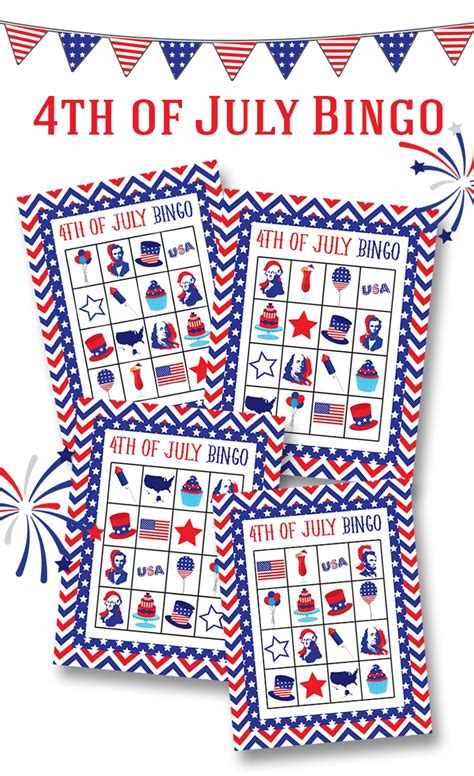 Free 4th Of July Bingo Printable Lets Diy It All With Kritsyn Merkley