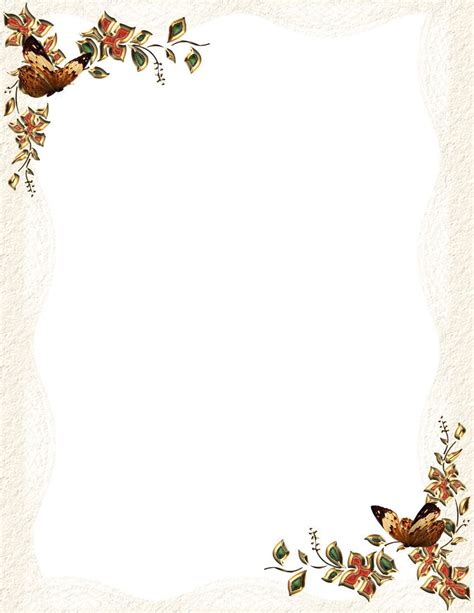 Free Fall Stationery Templates Stationery Templates Printable