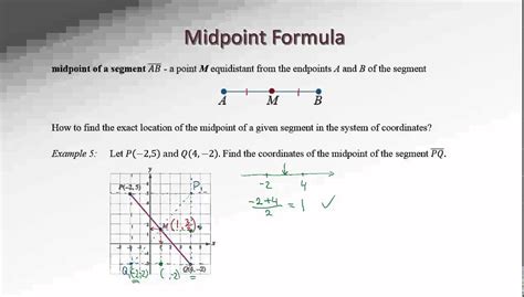 31b Midpoint Formula Youtube