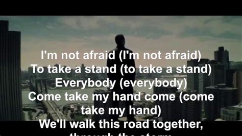 Eminem Not Afraid Lyrics English 2010 Youtube