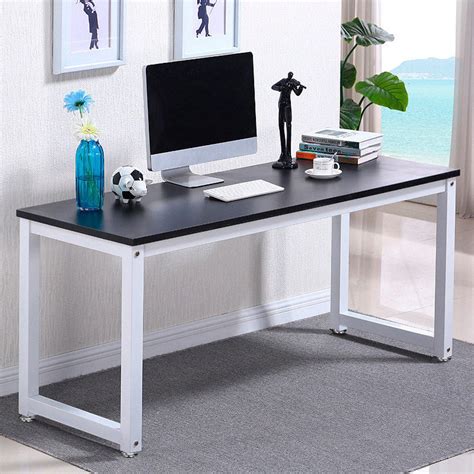 Ktaxon Office Computer Desk With Metal Leg Laptop Table Workstation