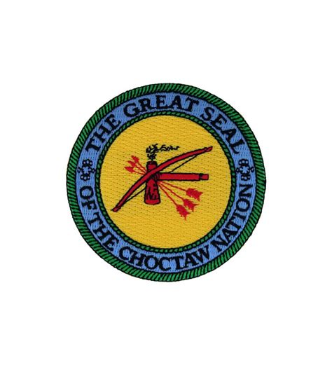 3 Inch Cno Seal Embroidered Patch The Choctaw Store