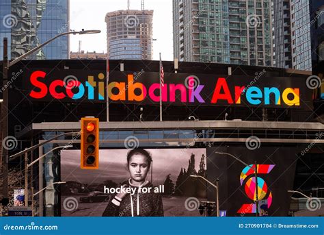 Scotiabank Arena In Toronto Redactionele Stock Afbeelding Image Of