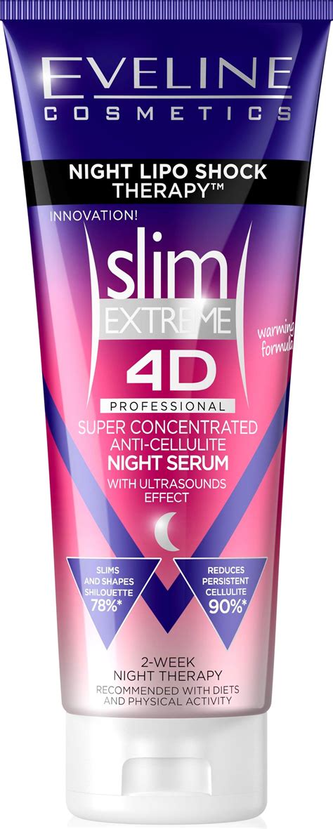 eveline cosmetics slim extreme 4d professional night lipo shock therapy super concentrated anti