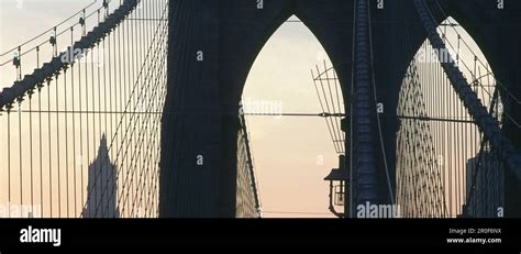 Brooklyn Bridge And Woolworth Building New York Usa Stock Photo Alamy