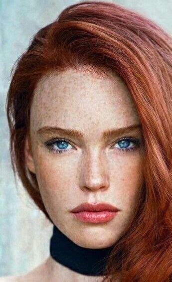 Blue Eyed Red Haired Vixen 👀 Beautiful Freckles Beautiful Red Hair Gorgeous Redhead