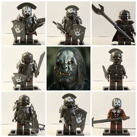 Lord Of The Rings Hobbit Uruk Hai Orcs Army Soldiers Toy Etsy Canada