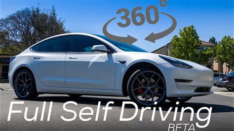Tesla Full Self Driving In 360° Youtube