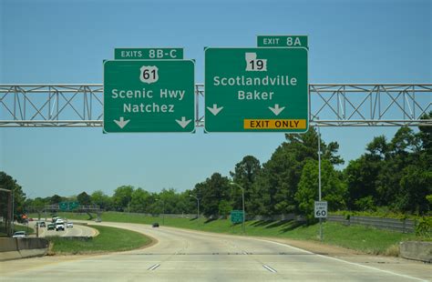 Interstate 110 North Aaroads Louisiana