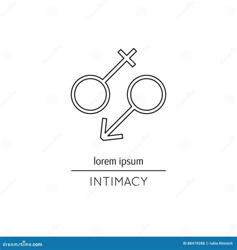 Intimacy Line Icon Stock Vector Illustration Of Element 88479288
