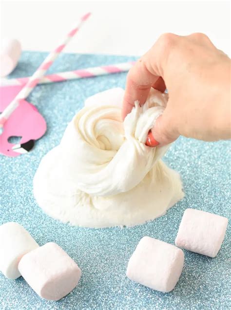 Edible Marshmallow Slime Recipe With 3 Ingredients Busy Little Kiddies