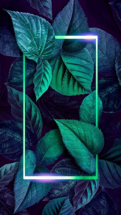 Green Nature Foliage Neon Wallpaper Iphone Wallpapers In 2020 Neon